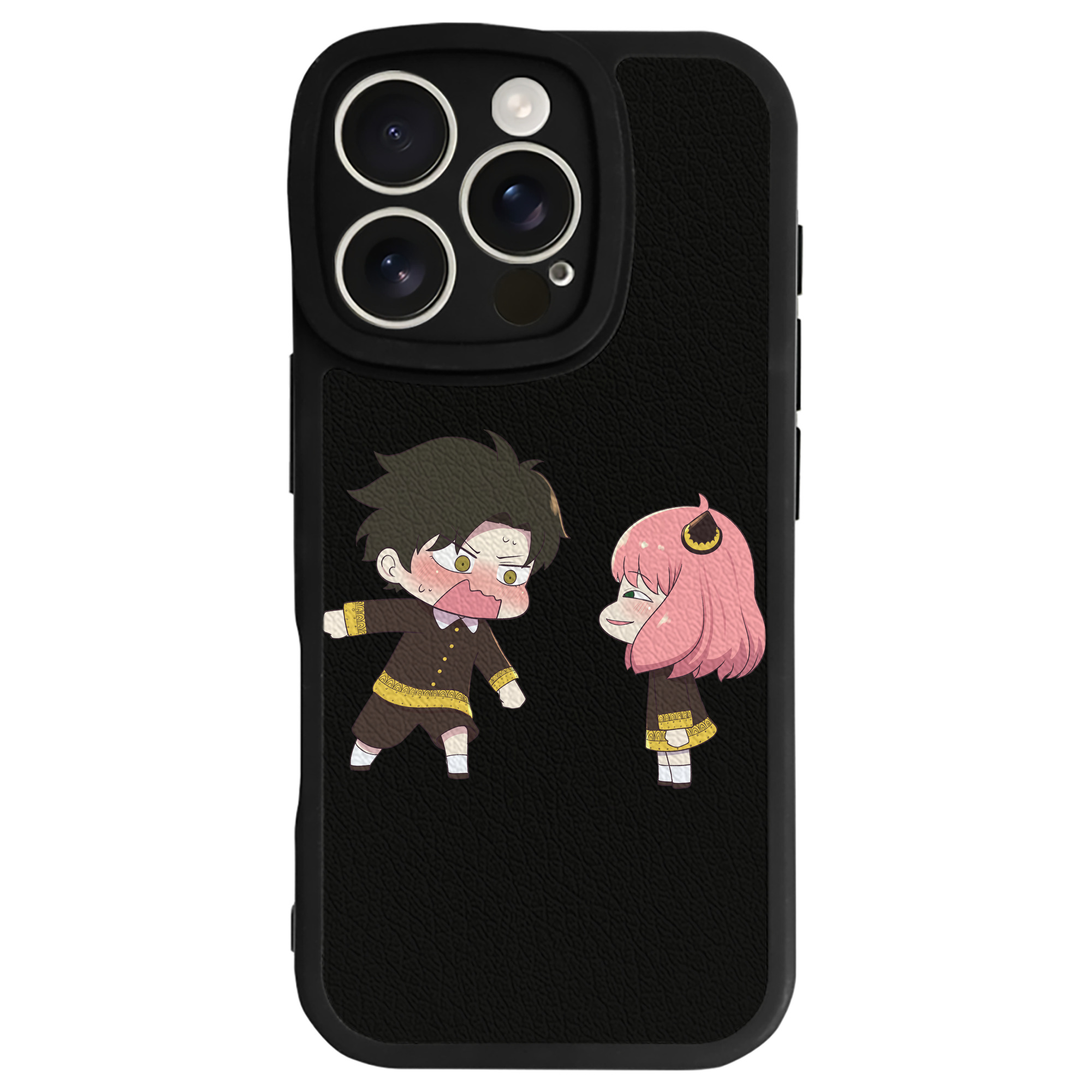 （画像用） SPY×FAMILY间谍家家酒 【iPhone 16シリーズ対応】シリコンスマホケース（レザー調） 材質：シリコン